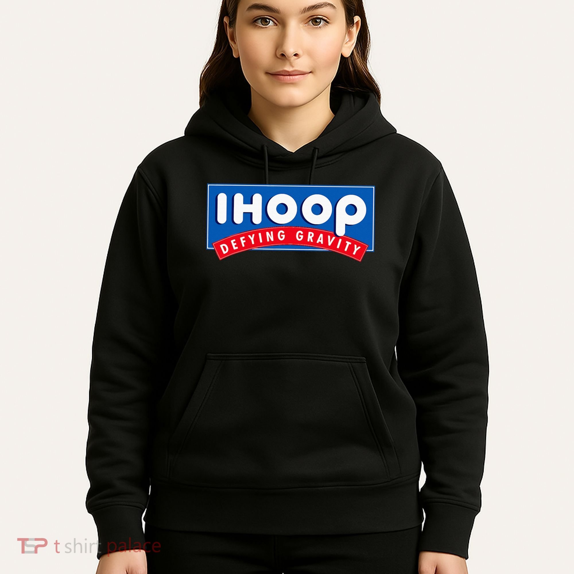 Ihoop I Hoop Defying Gravity Basketball & Basketballer Hoodie