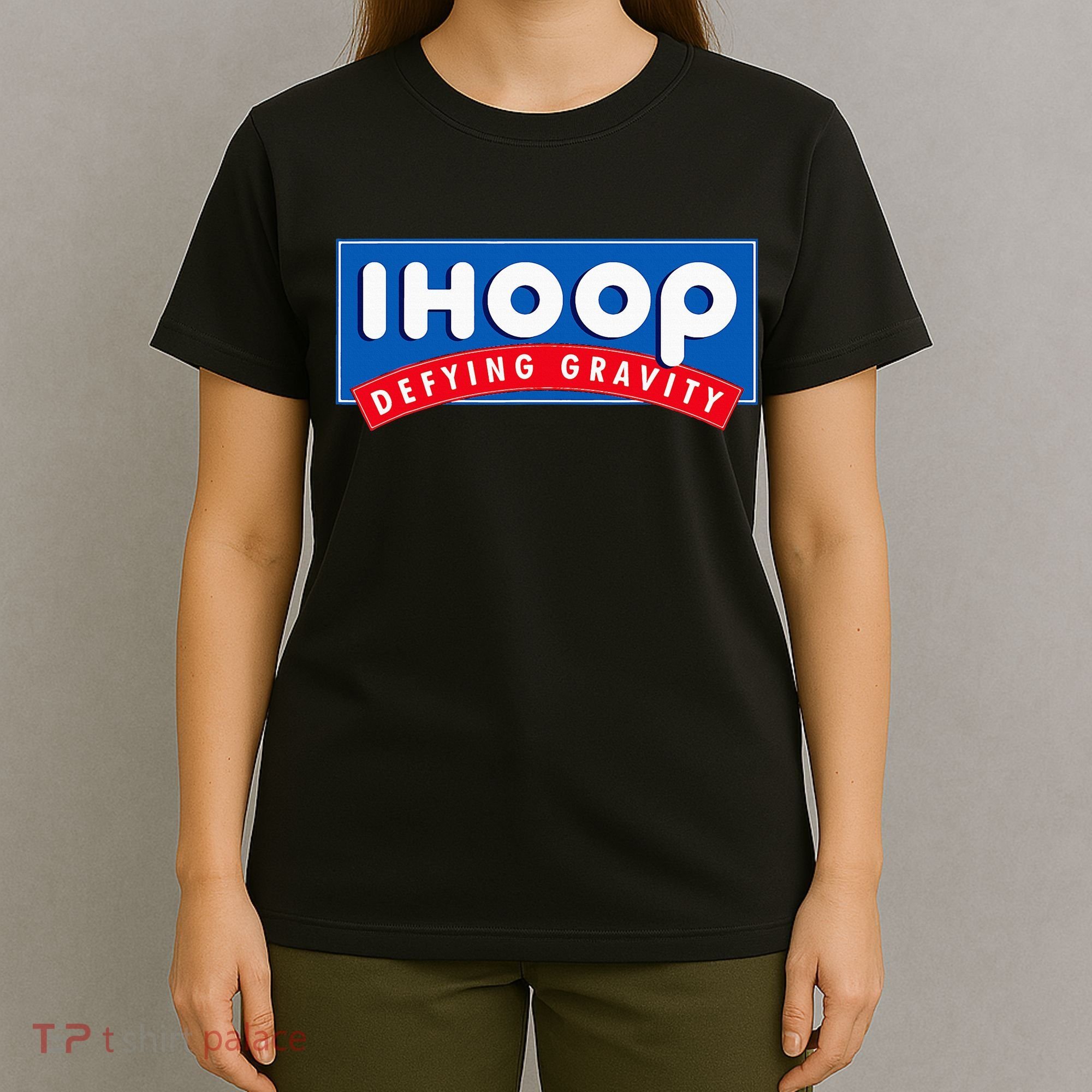 Ihoop I Hoop Defying Gravity Basketball & Basketballer T-Shirt