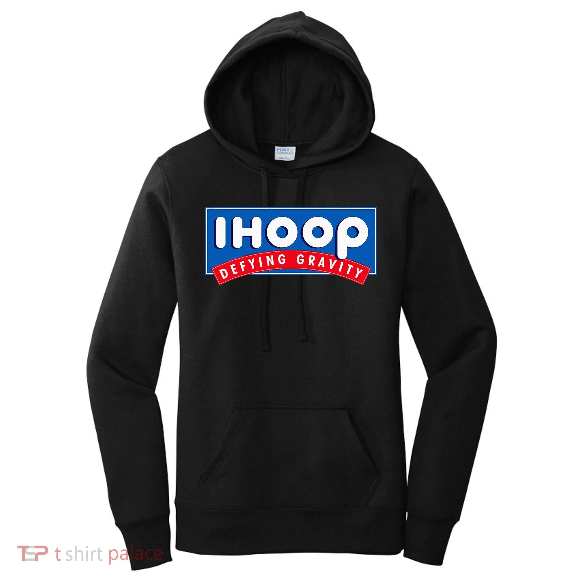 Ihoop I Hoop Defying Gravity Basketball & Basketballer Women's Hoodie