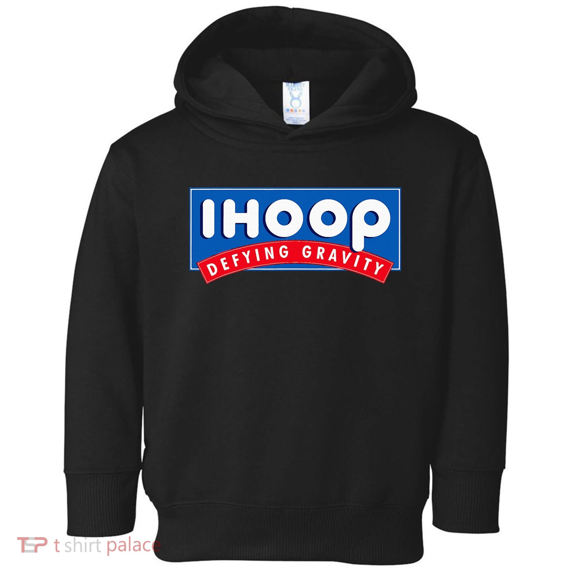 Ihoop I Hoop Defying Gravity Basketball & Basketballer Toddler Hoodie