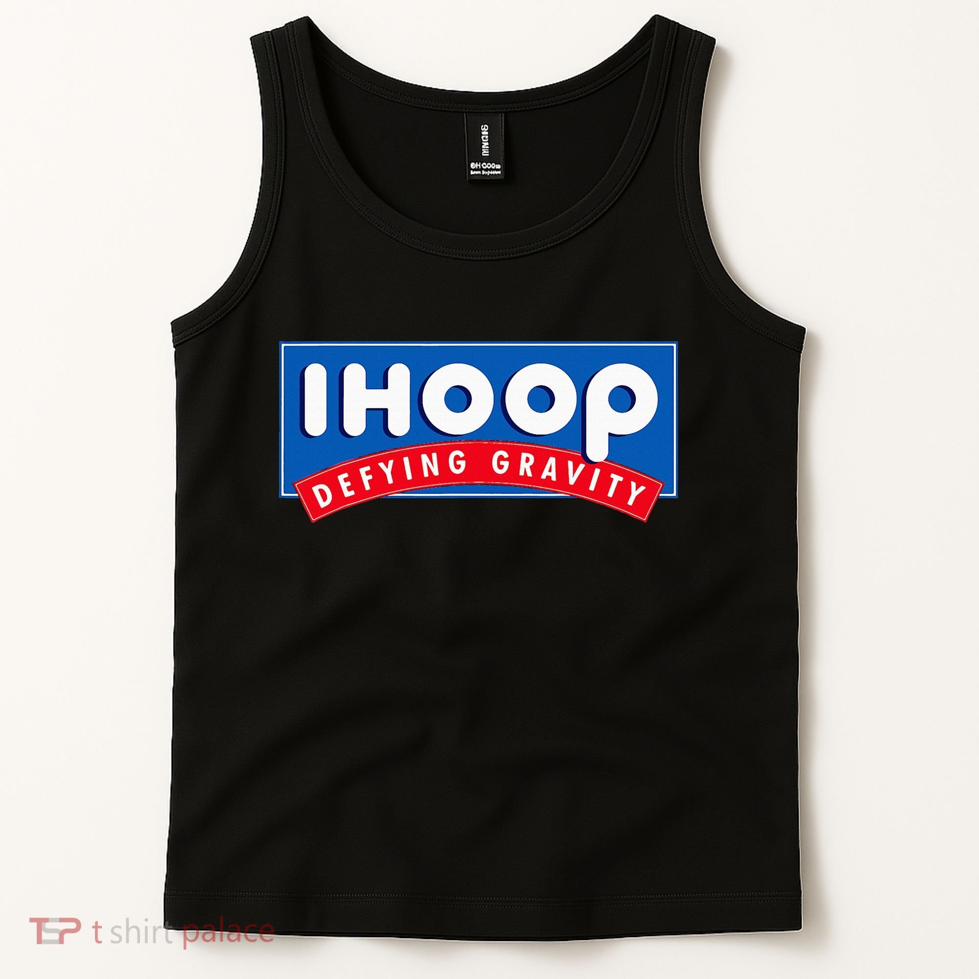 Ihoop I Hoop Defying Gravity Basketball & Basketballer Tank Top