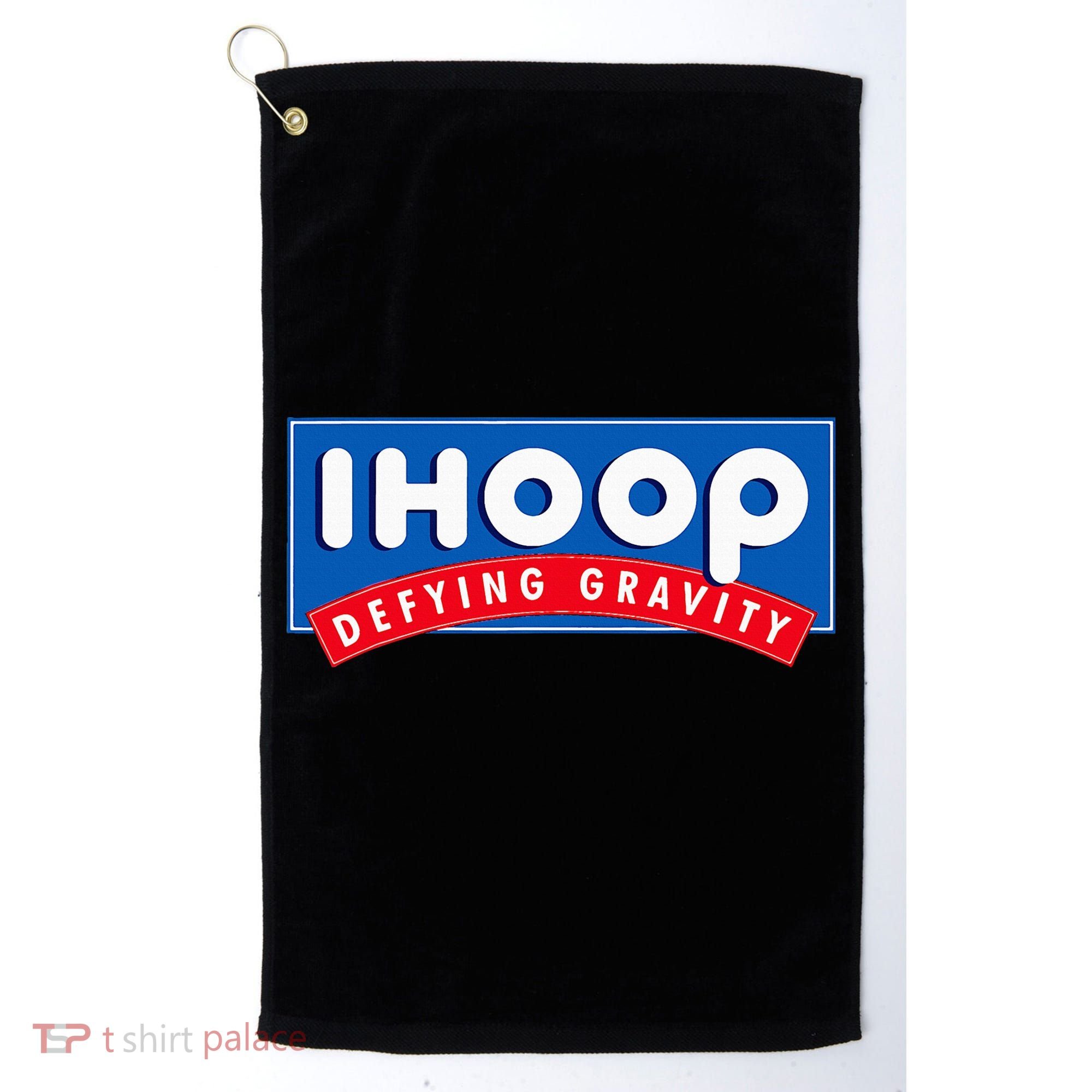 Ihoop I Hoop Defying Gravity Basketball & Basketballer Golf Towel
