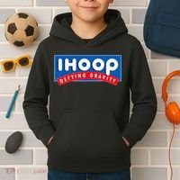Ihoop I Hoop Defying Gravity Basketball & Basketballer Kids Hoodie thumb 2
