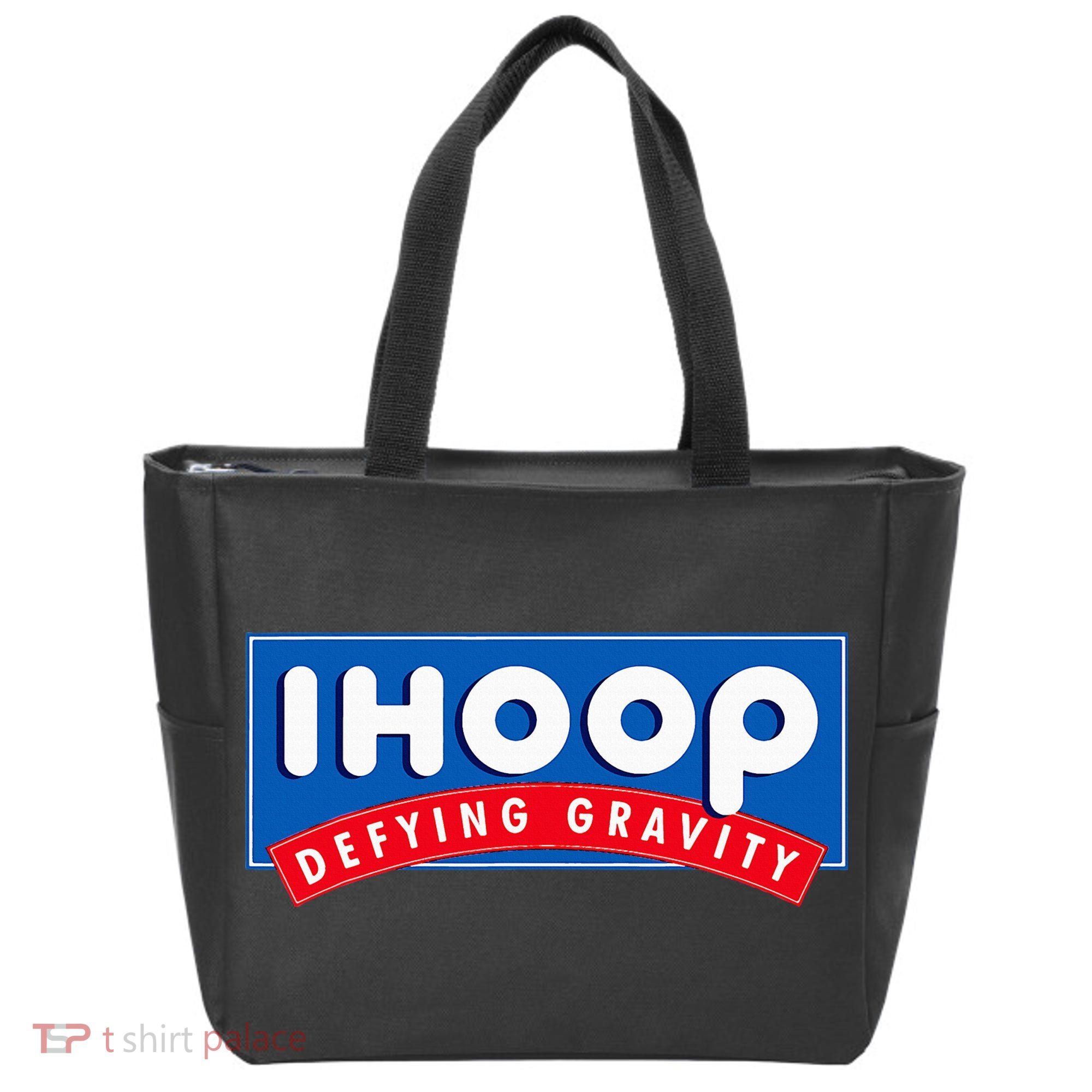 Ihoop I Hoop Defying Gravity Basketball & Basketballer Tote Bag