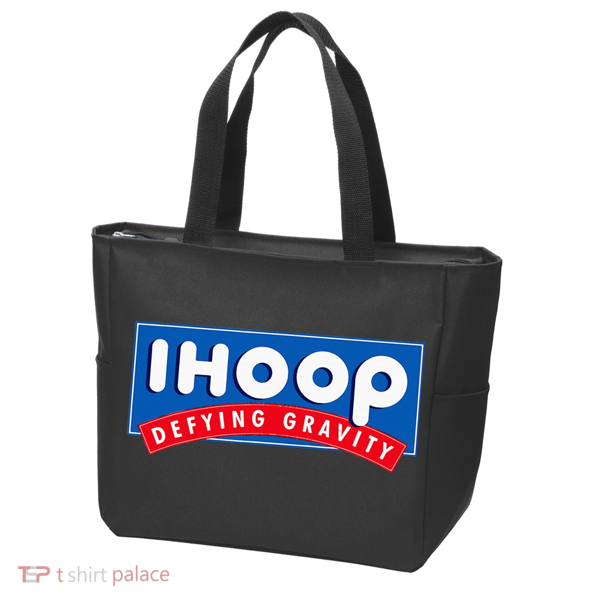 Ihoop I Hoop Defying Gravity Basketball & Basketballer Tote Bag