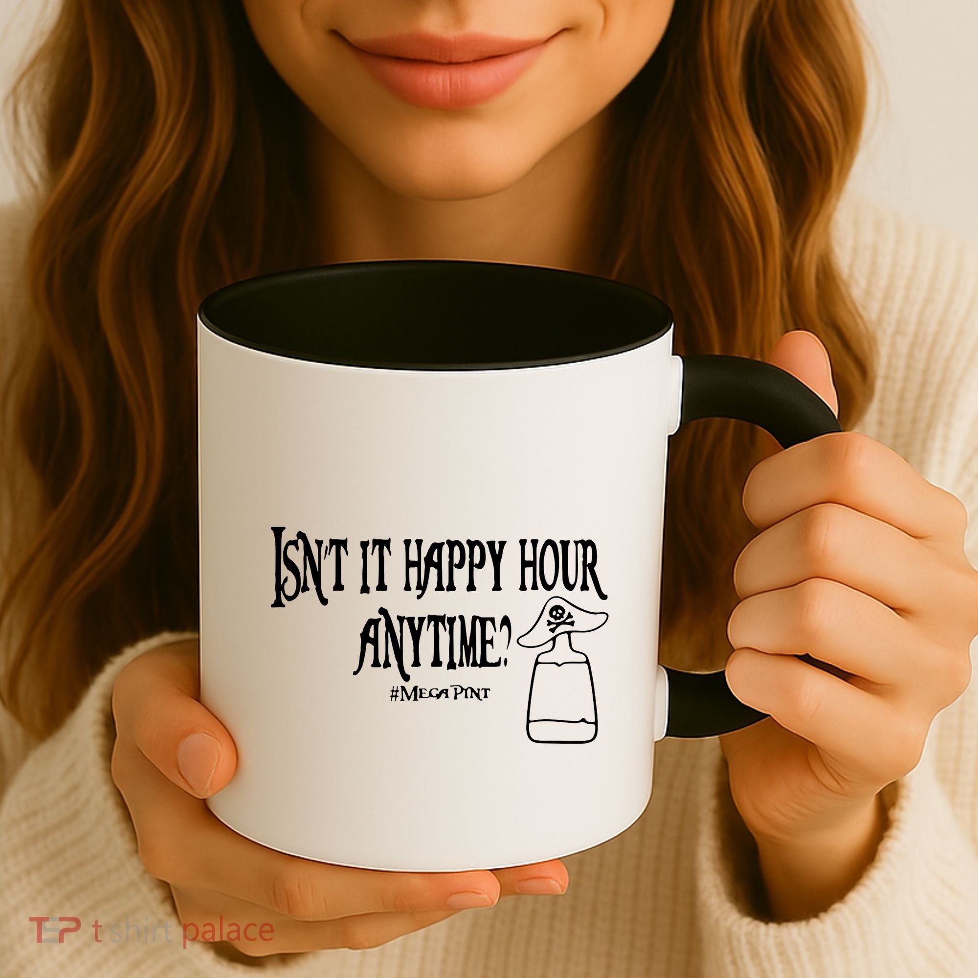 Isn't It Happy Hour Anytime Mega Pint Coffee Mug