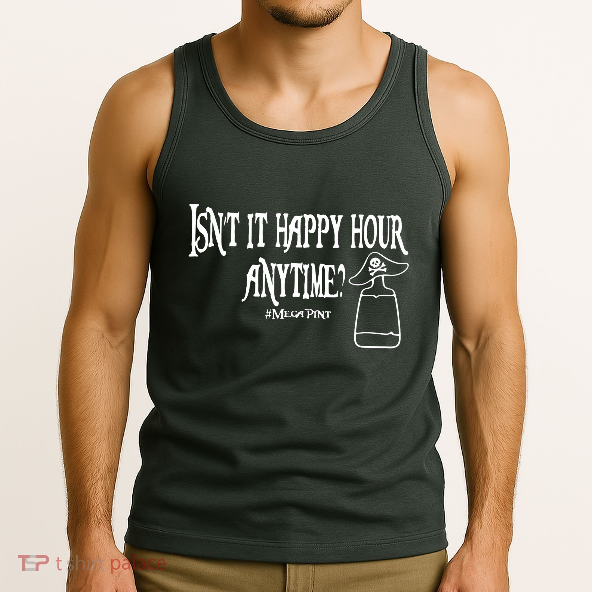 Isn't It Happy Hour Anytime Mega Pint Tank Top