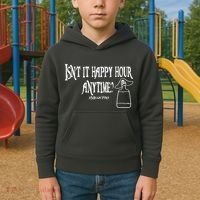 Isn't It Happy Hour Anytime Mega Pint Kids Hoodie thumb 2
