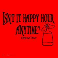 Isn't It Happy Hour Anytime Mega Pint Santa Hat thumb 1