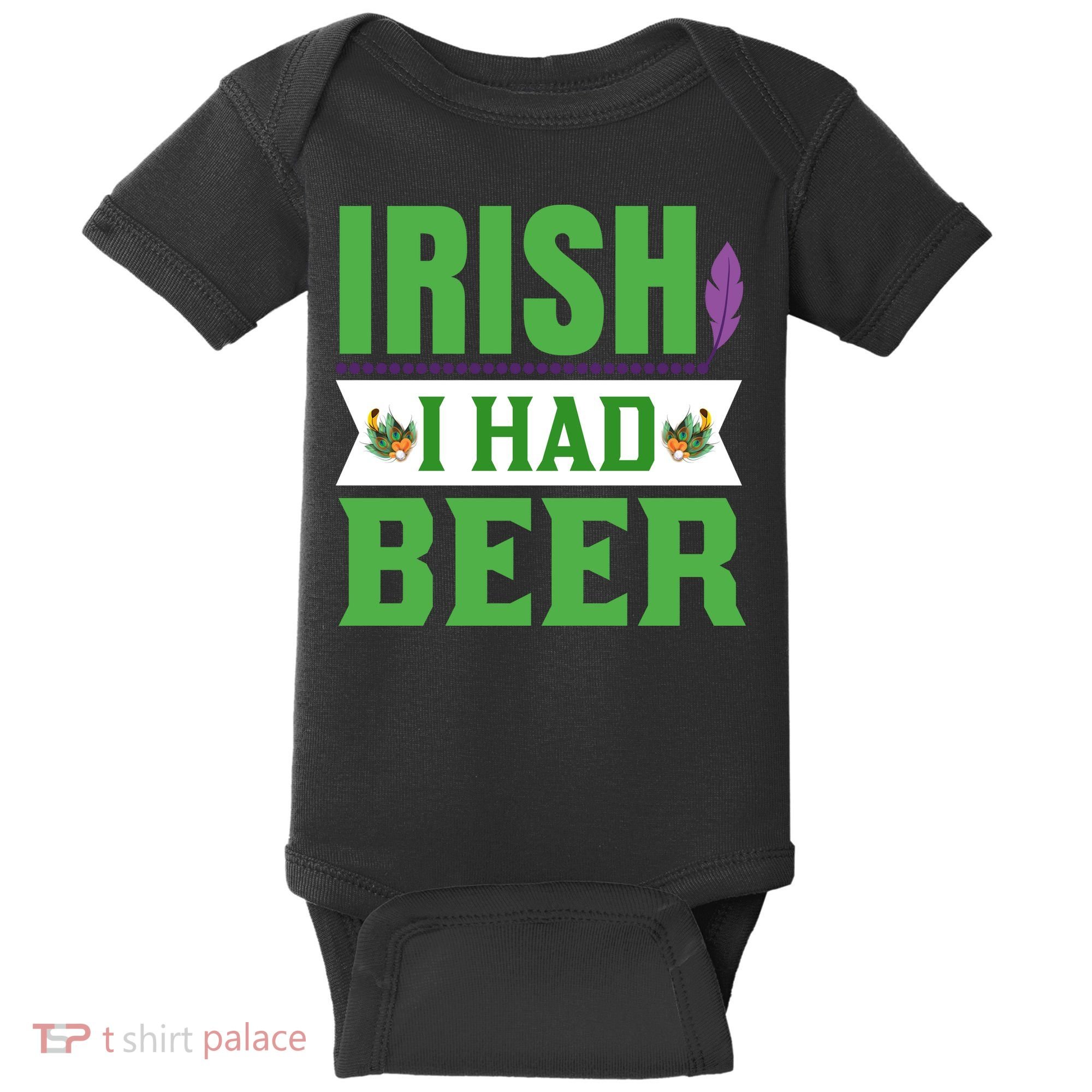 Irish I Had Beer Baby Bodysuit