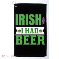 Irish I Had Beer Golf Towel thumb 0