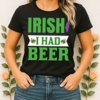 Irish I Had Beer Women's T-Shirt thumb 2