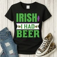 Irish I Had Beer Women's T-Shirt thumb 3