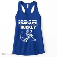 Israel Ice Hockey Fans Jersey Support Israeli Hockey Team Gift Women's Tank Top thumb 0