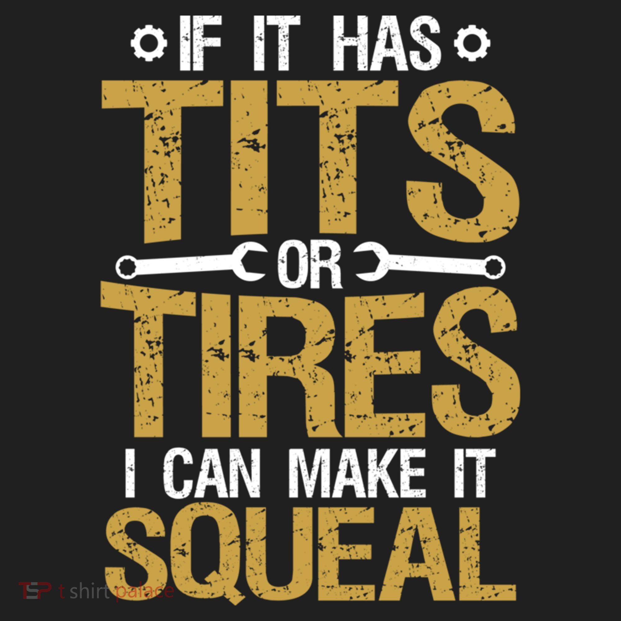 If It Has Tits Or Tires I Can Make It Squeal Fun Mechanic Cute Gift Golf Towel