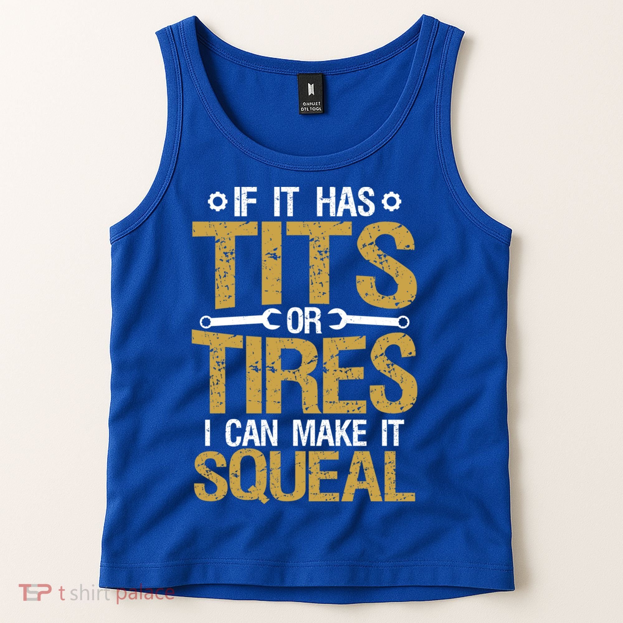 If It Has Tits Or Tires I Can Make It Squeal Fun Mechanic Cute Gift Tank Top