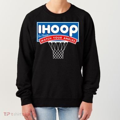 Ihoop I Hoop So Please Watch Your Ankles Classic Logo Women's Sweatshirt