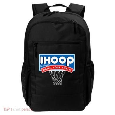 Ihoop I Hoop So Please Watch Your Ankles Classic Logo Backpack