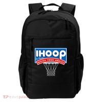 Ihoop I Hoop So Please Watch Your Ankles Classic Logo Backpack thumb 0