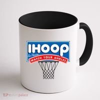 Ihoop I Hoop So Please Watch Your Ankles Classic Logo Coffee Mug thumb 1