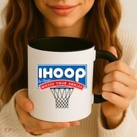 Ihoop I Hoop So Please Watch Your Ankles Classic Logo Coffee Mug thumb 3