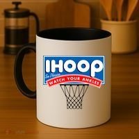 Ihoop I Hoop So Please Watch Your Ankles Classic Logo Coffee Mug thumb 4
