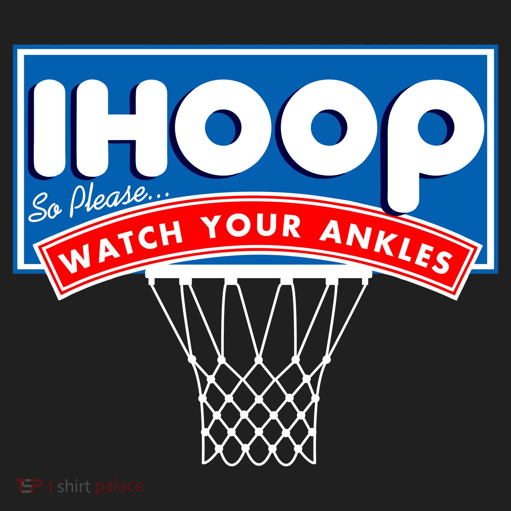 Ihoop I Hoop So Please Watch Your Ankles Classic Logo Beanie
