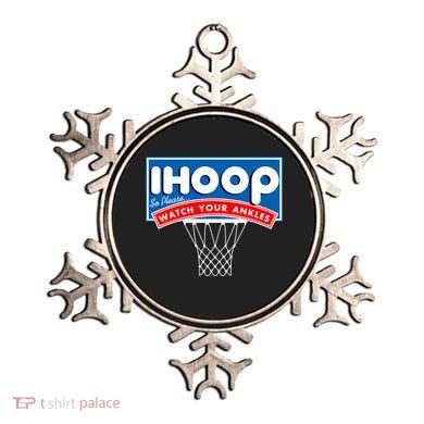 Ihoop I Hoop So Please Watch Your Ankles Classic Logo Ornament