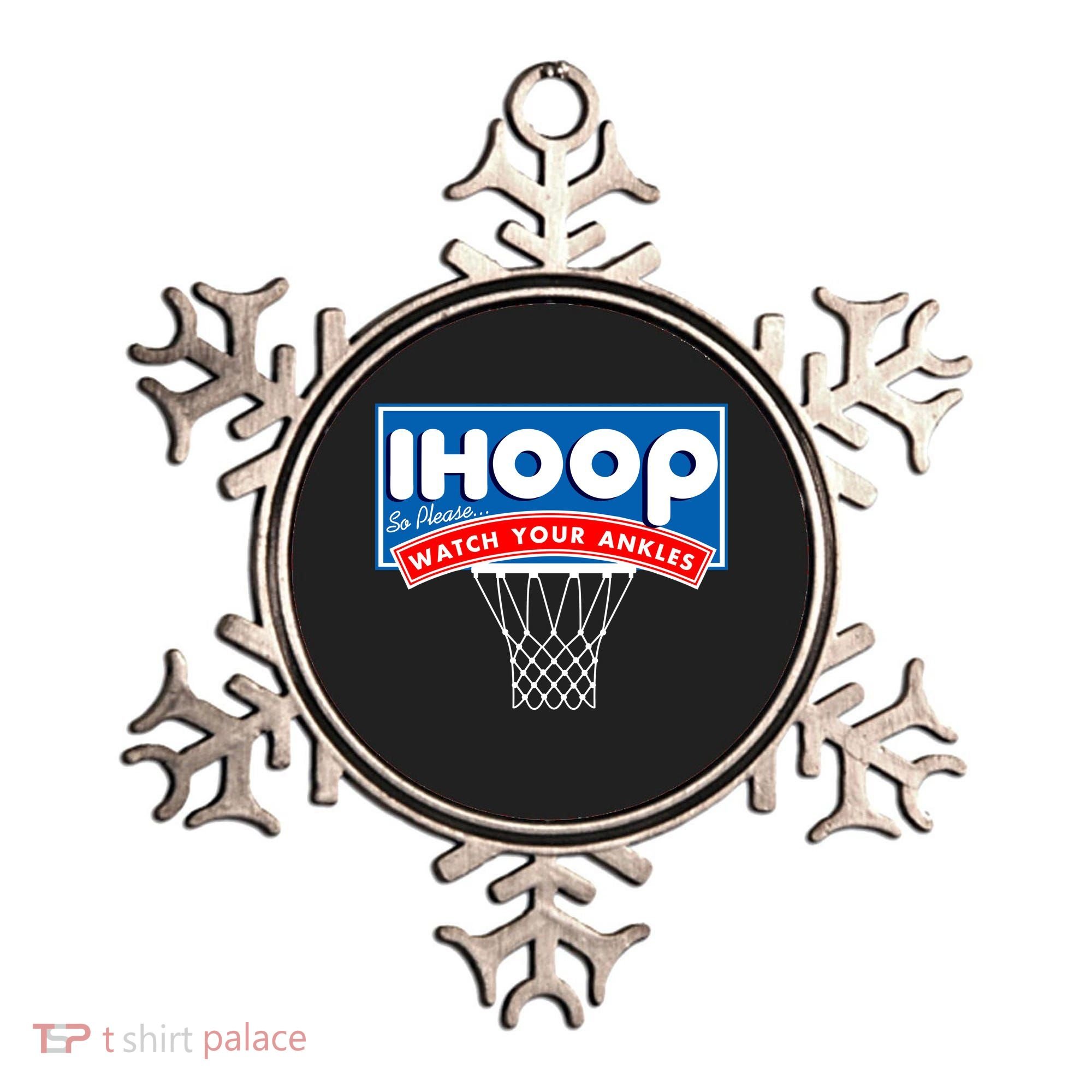 Ihoop I Hoop So Please Watch Your Ankles Classic Logo Ornament