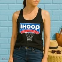 Ihoop I Hoop So Please Watch Your Ankles Classic Logo Women's Tank Top thumb 2