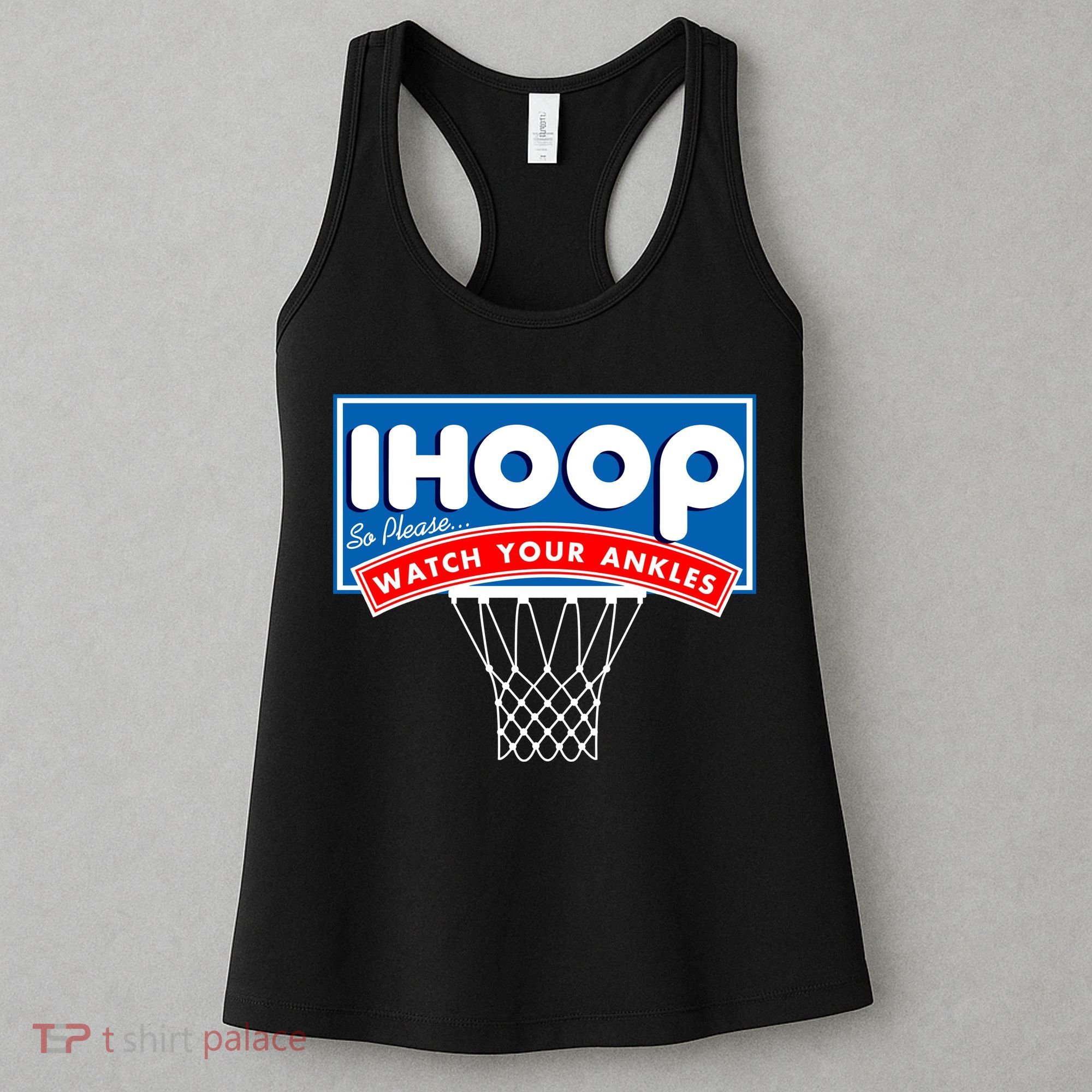 Ihoop I Hoop So Please Watch Your Ankles Classic Logo Women's Tank Top