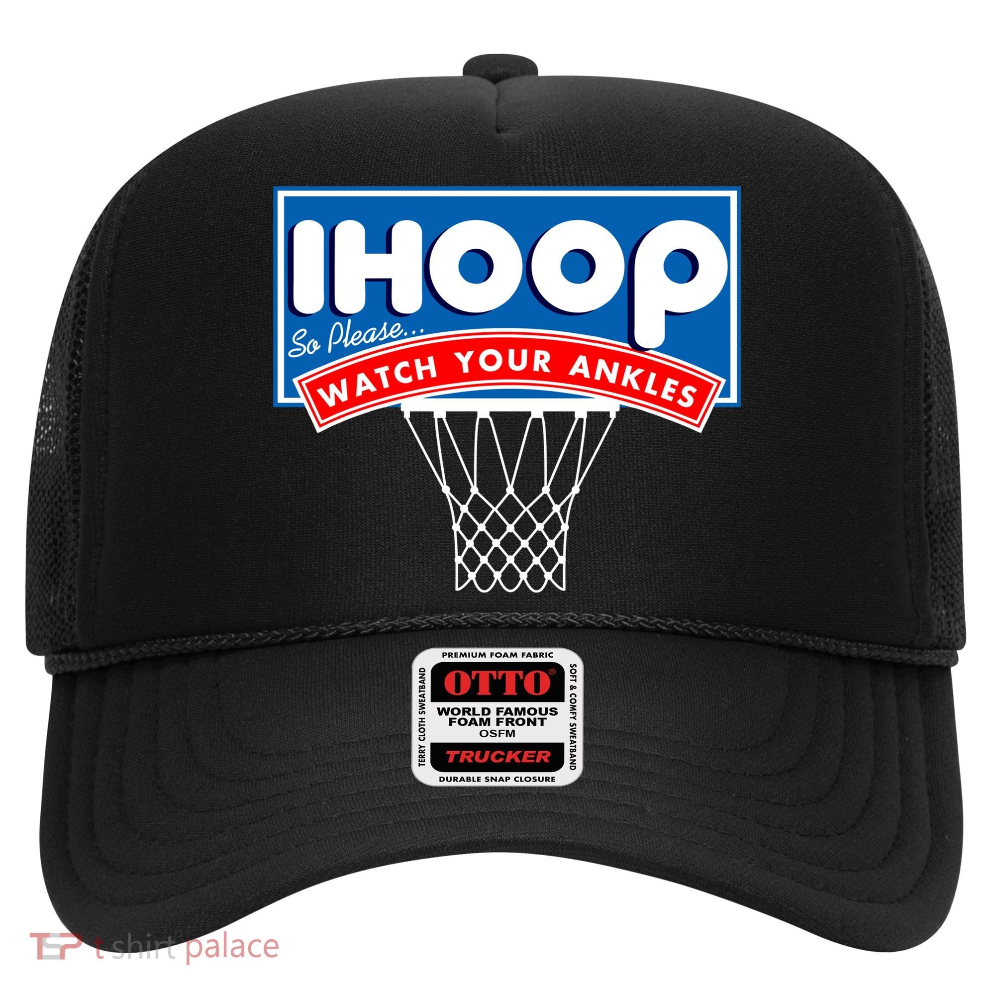 Ihoop I Hoop So Please Watch Your Ankles Classic Logo Hat