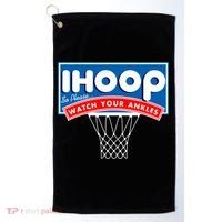 Ihoop I Hoop So Please Watch Your Ankles Classic Logo Golf Towel thumb 0
