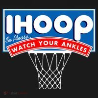 Ihoop I Hoop So Please Watch Your Ankles Classic Logo Kids Sweatshirt thumb 2