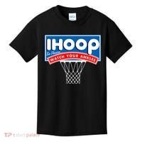 Ihoop I Hoop So Please Watch Your Ankles Classic Logo Kids T-Shirt thumb 0