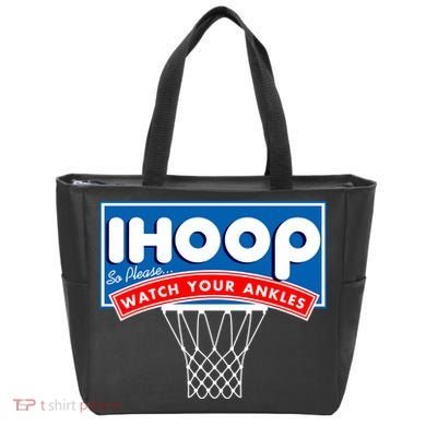 Ihoop I Hoop So Please Watch Your Ankles Classic Logo Tote Bag