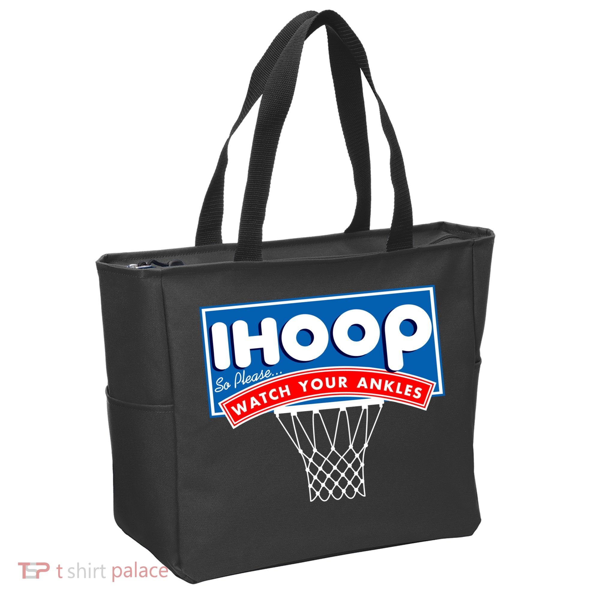 Ihoop I Hoop So Please Watch Your Ankles Classic Logo Tote Bag