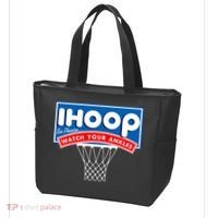 Ihoop I Hoop So Please Watch Your Ankles Classic Logo Tote Bag thumb 3