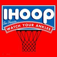 Ihoop I Hoop So Please Watch Your Ankles Classic Logo Santa Hat thumb 1