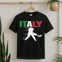 Italy Ice Hockey Fans Jersey Italian Hockey Team Supporter T-Shirt thumb 2