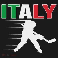 Italy Ice Hockey Fans Jersey Italian Hockey Team Supporter T-Shirt thumb 7