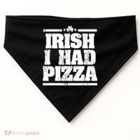 Irish I Had Another Pizza St St Patricks Day USA-Made Doggie Bandana thumb 0