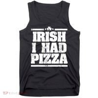 Irish I Had Another Pizza St St Patricks Day Tank Top thumb 0