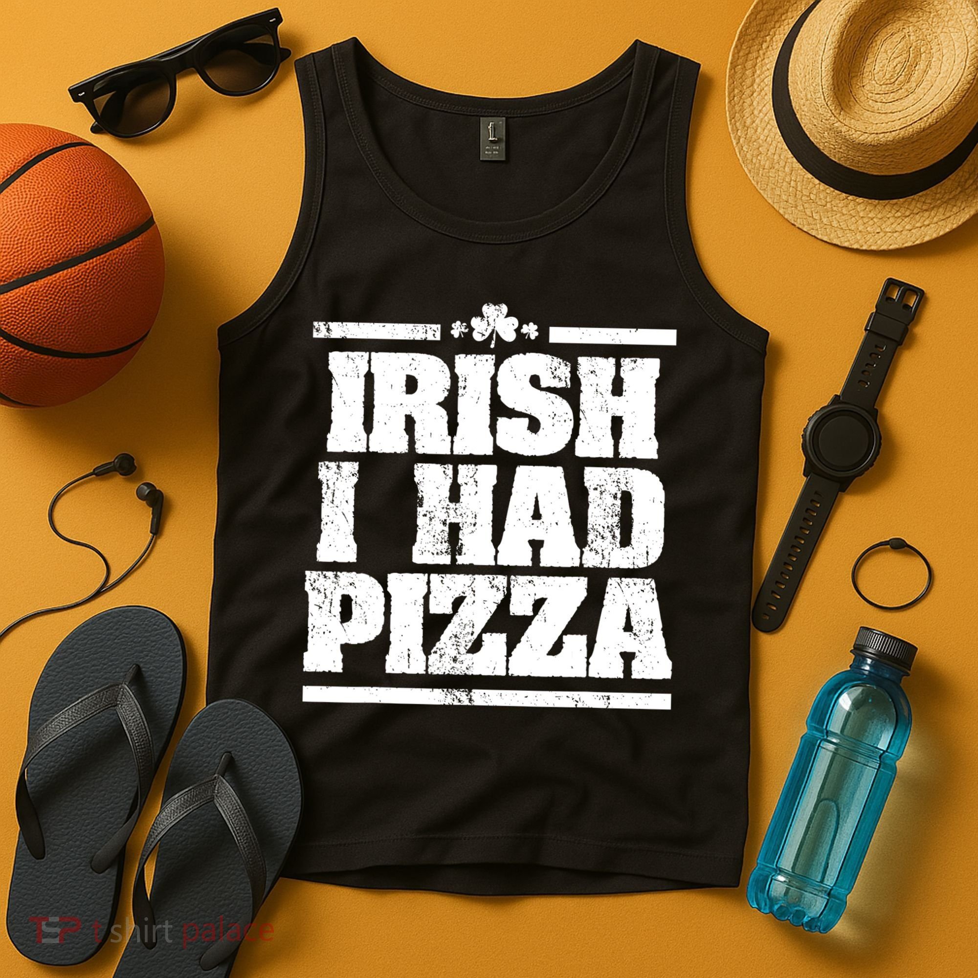 Irish I Had Another Pizza St St Patricks Day Tank Top