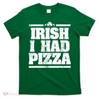 Irish I Had Another Pizza St St Patricks Day T-Shirt thumb 0