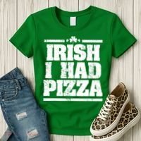 Irish I Had Another Pizza St St Patricks Day Women's T-Shirt thumb 3