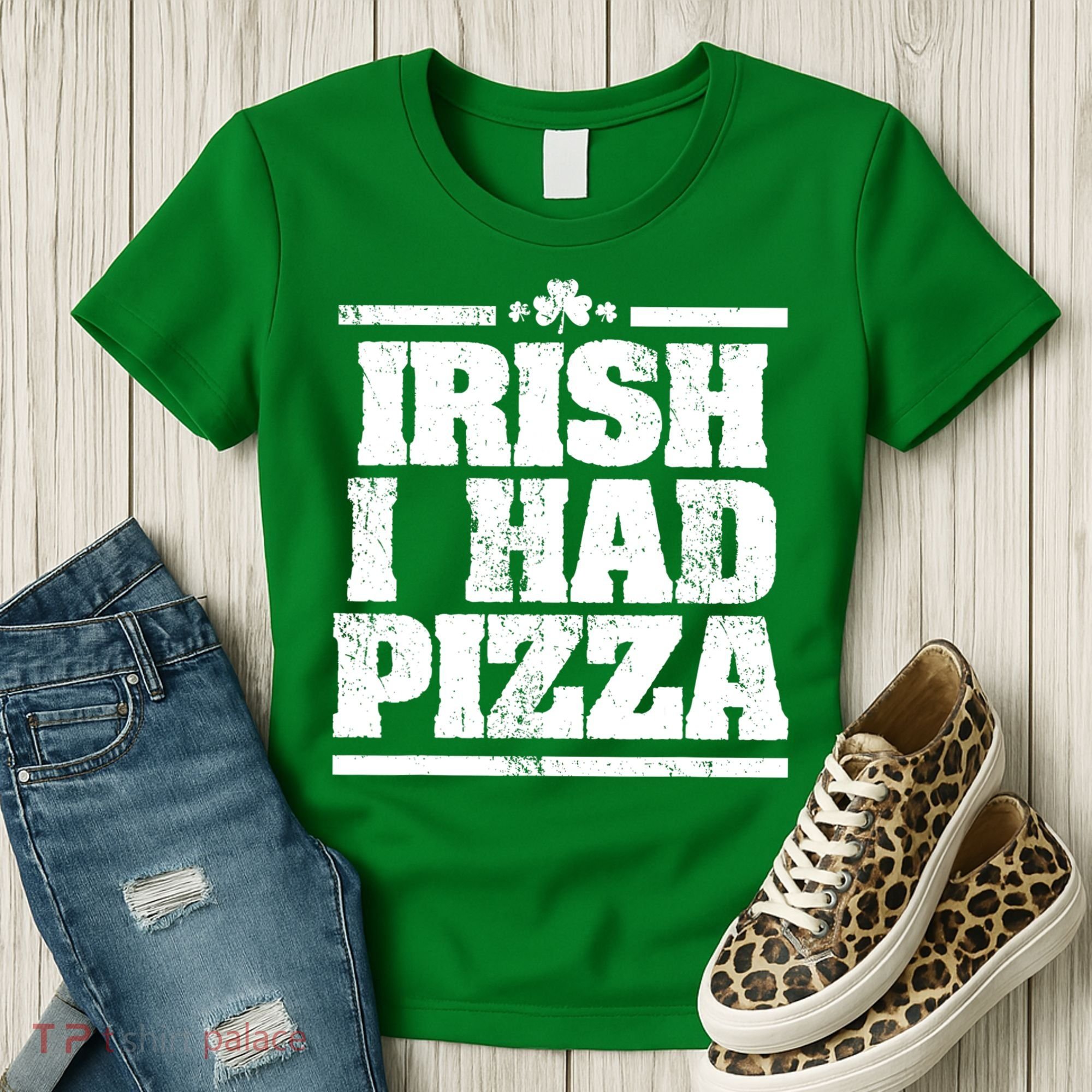 Irish I Had Another Pizza St St Patricks Day Women's T-Shirt