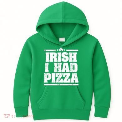Irish I Had Another Pizza St St Patricks Day Kids Hoodie