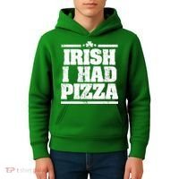 Irish I Had Another Pizza St St Patricks Day Kids Hoodie thumb 4