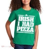 Irish I Had Another Pizza St St Patricks Day Kids T-Shirt thumb 2